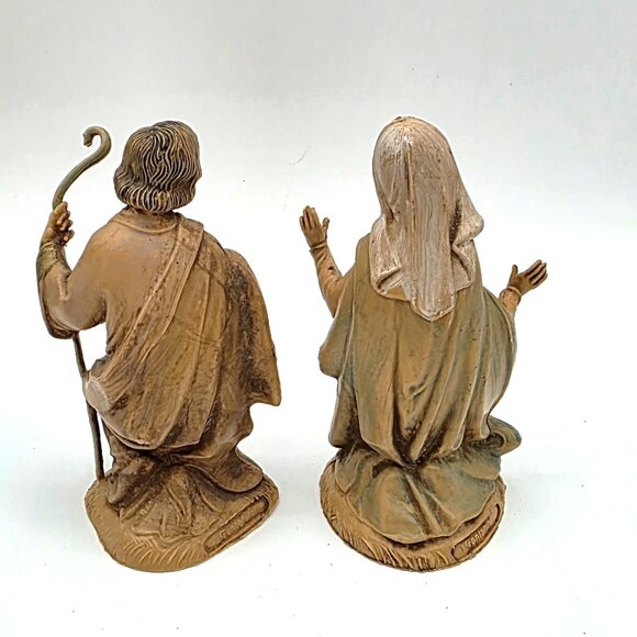 Vintage Fontanini Heirloom Depose Made Italy 1983 Small Nativity Figures 9 pcs - Picture 2 of 16